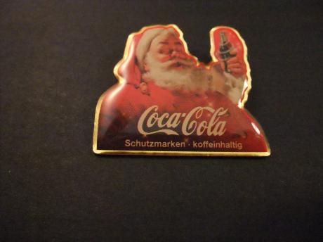 Coca- Cola Kerstman met flesje Cola in de hand